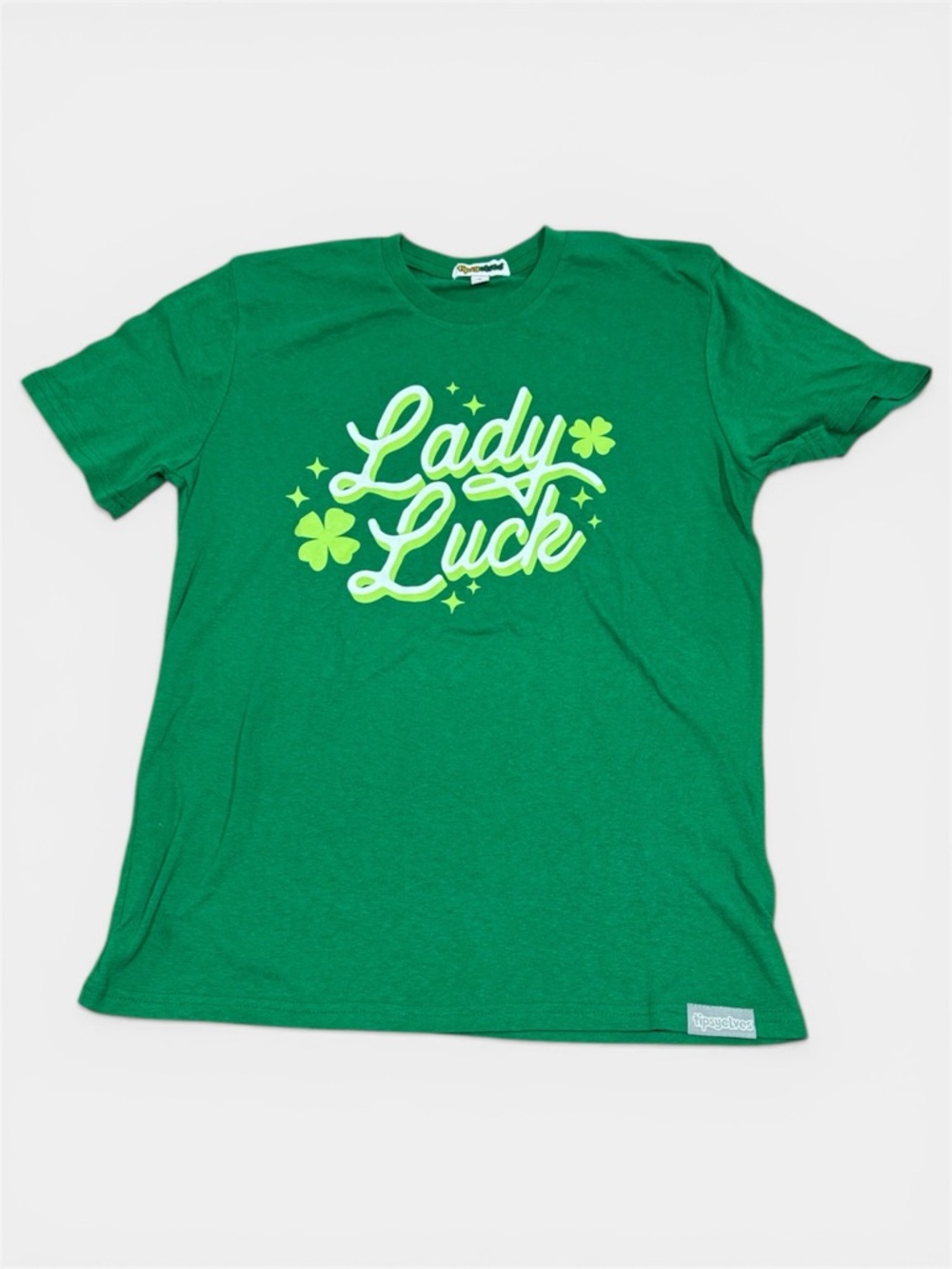 Tipsy Elves Green Graphic Tee XS Fun Casual Summer Shirt NWT